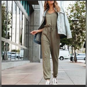 Double Zero Olive Green Jumpsuit